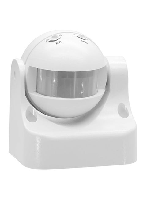 PIR Infrared Motion Sensor Switch Movement Detector White