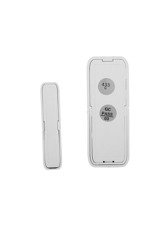 Wireless Magnetic Door Sensor Alarm White  - Image 2