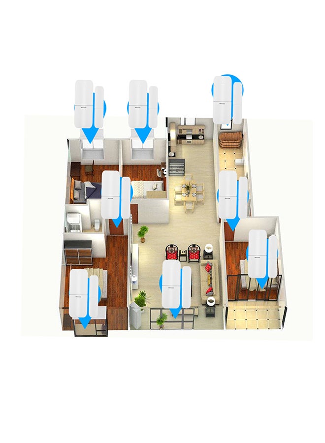 Wireless Magnetic Door Sensor Alarm White  - Image 3