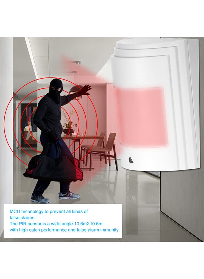 Generic - 2-Piece PIR Motion Sensor Wide Angle Passive Infrared Detector For Home White - Image 1
