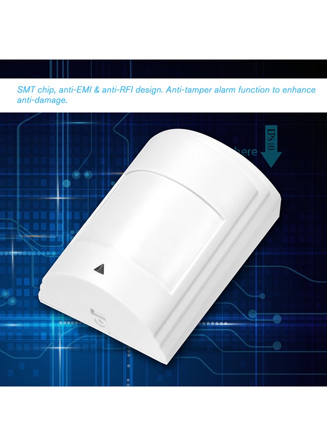 Generic - 2-Piece PIR Motion Sensor Wide Angle Passive Infrared Detector For Home White - Image 1