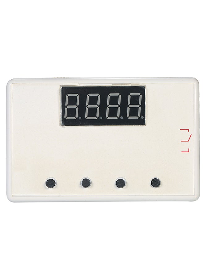 Generic - Adjustable LED Delay Relay Module Timer Control Switch Board With Case White - Image 1