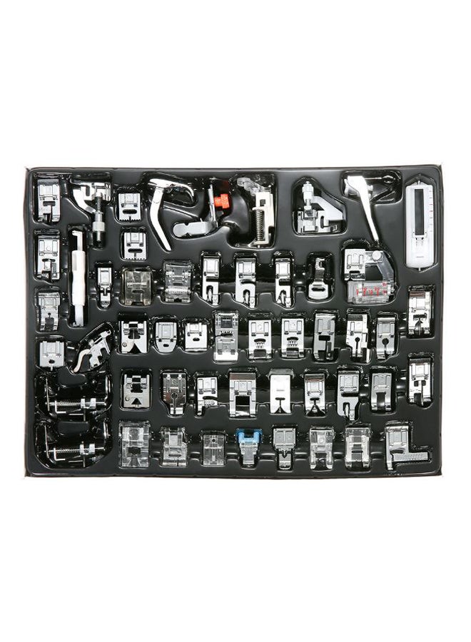 52-Piece Universal Professional Sewing Machine Press Feet Kit Pink - Image 3