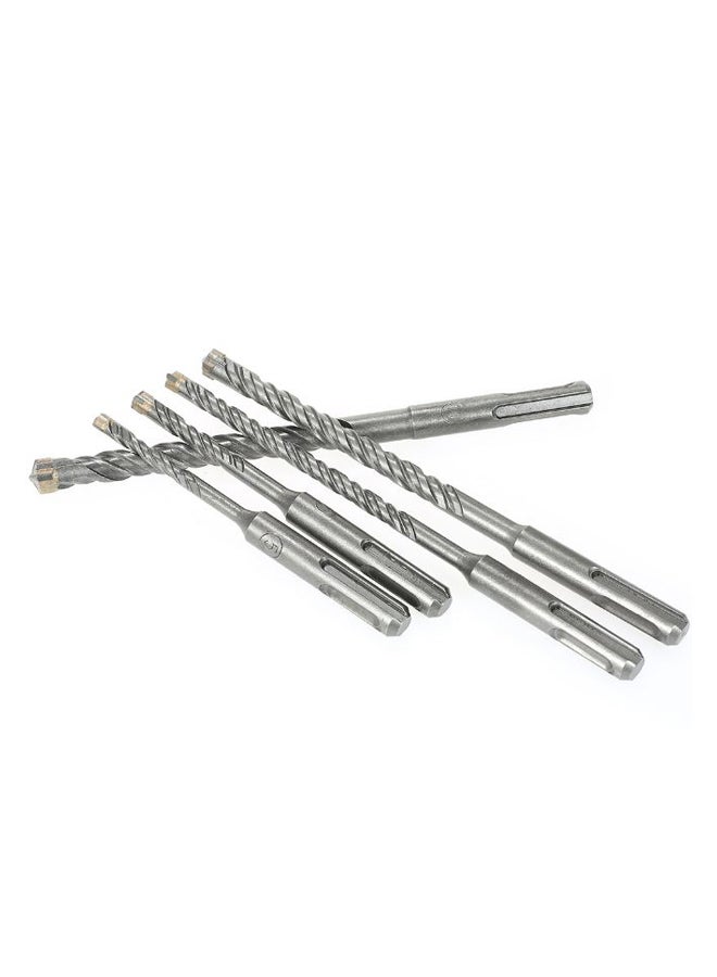 5-Piece Multi Purpose Rotary Hammer Drill Bit Set Silver  - Image 3