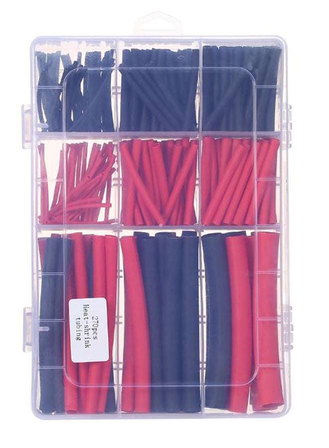 Generic 270-Piece Dual Wall Adhesive Heat Shrink Tubing Kit Red/Black  - Image 5