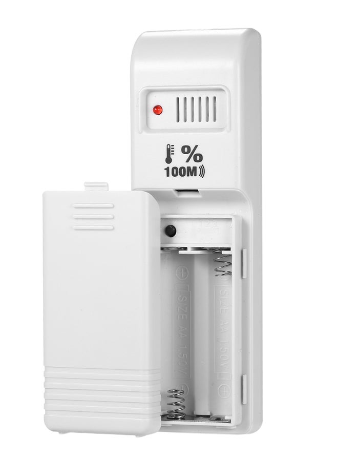 LCD Digital Wireless Hygrometer White - Image 4
