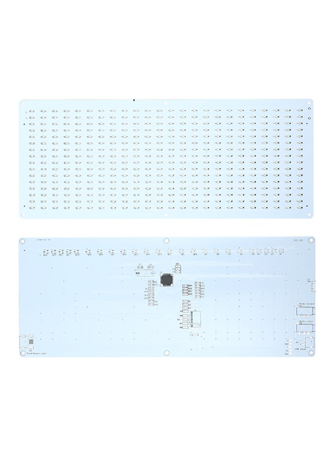مجموعة عرض ألوان رقمية مع الموسيقى بأضواء LED سهلة الاستخدام أزرق  - Image 3
