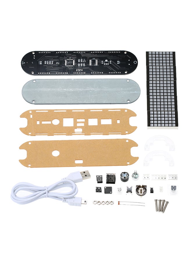 منبه ماتريكس بشبكة نقط LED رقمية أزرق - Image 1