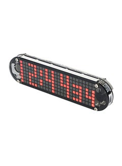 Digital Dot Matrix LED Alarm Clock Red