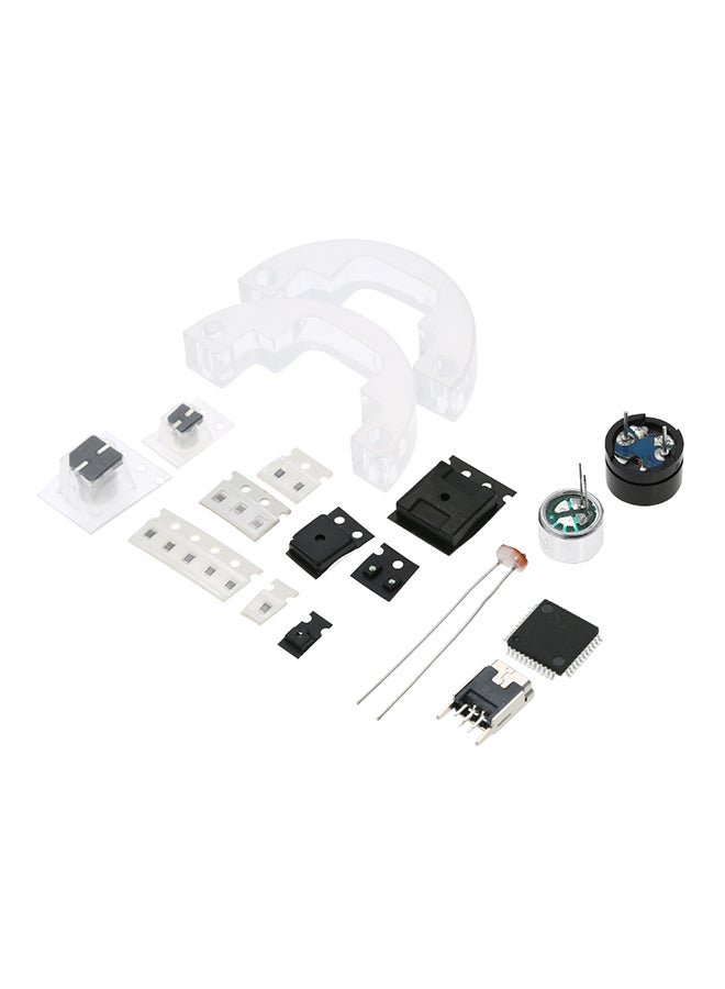 DIY Digital Dot Matrix LED Alarm Clock Kit White - Image 1