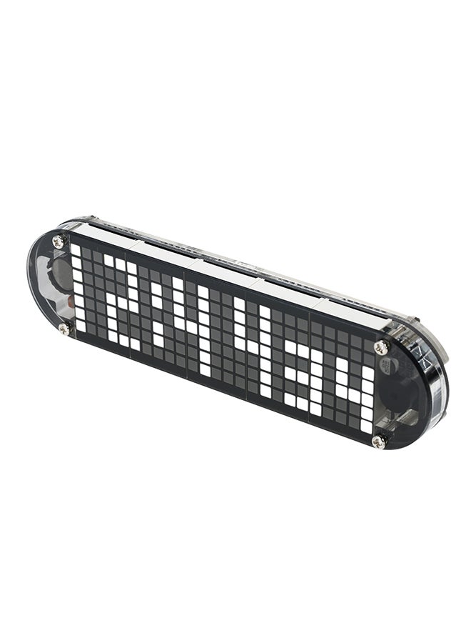 DIY Digital Dot Matrix LED Alarm Clock Kit White - Image 2