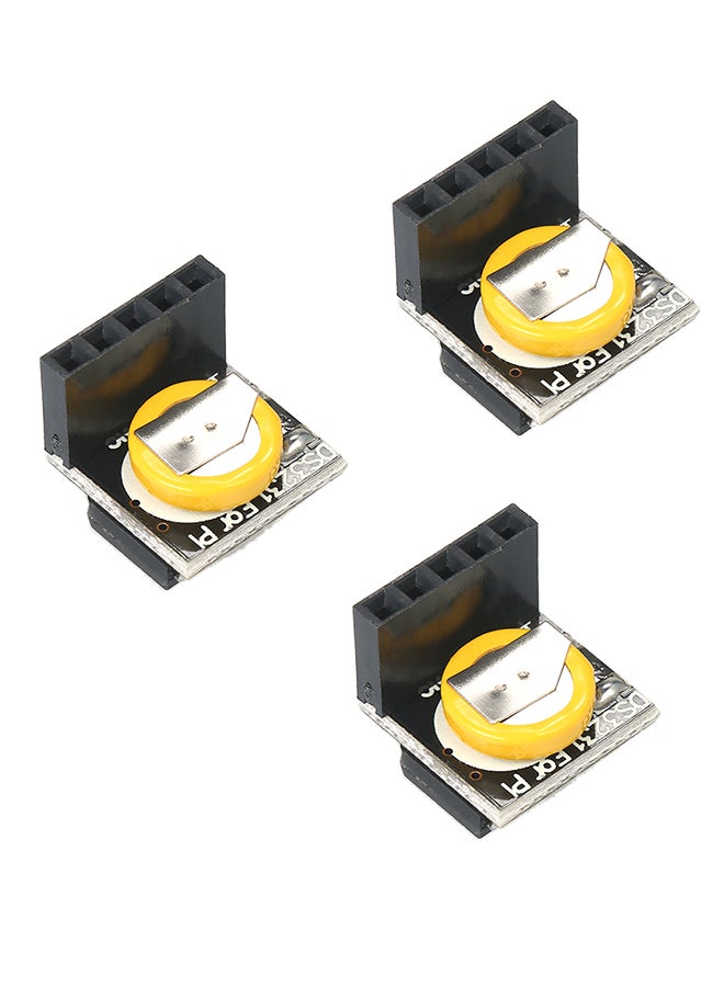 3-Piece Mini High Precision Real Time Clock Module Multicolour  - Image 1