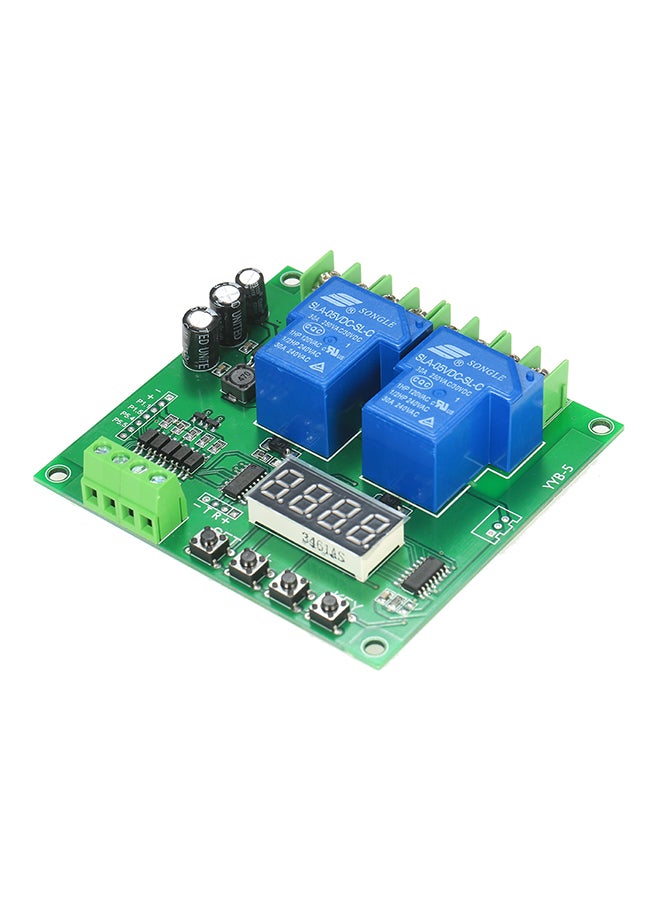 2-Channel Motor Driver Shield Board 30A LED Relay Module Multicolour 0.103kg  - Image 2