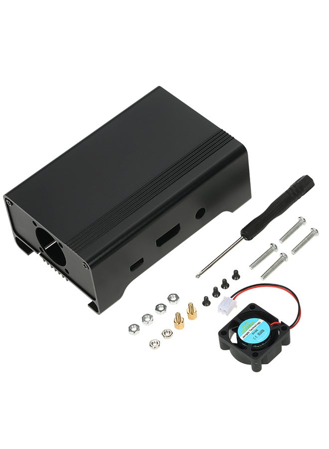 Aluminum Alloy Protective Case Housing Shell Enclosure Box Black 0.159kg - Image 1