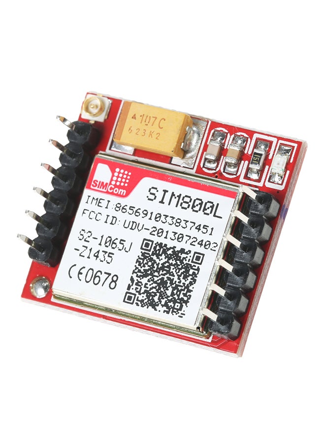 Generic - SIM800L GSM Module Core Board Quad-Band TTL Serial Port Multicolour 0.006kg - Image 1