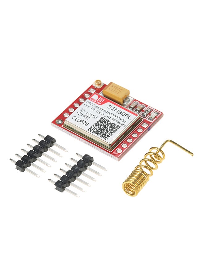 Generic - SIM800L GSM Module Core Board Quad-Band TTL Serial Port Multicolour 0.006kg - Image 1