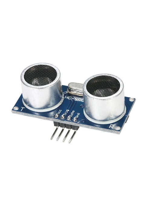 5-Piece HC-SR04 Ultrasonic Distance Measuring Sensor Module Multicolour 0.042kg