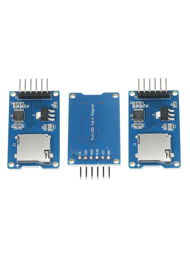 3-Piece Micro SD SDHC Shield TF Card Memory Module Multicolour 0.016kg  - Image 3