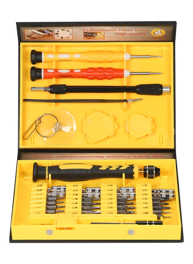 38-in-1 Multi-Functional Precision Telecommunication Repair Tool Kits For Cellphone Laptop Multicolour 0.418kg  - Image 1