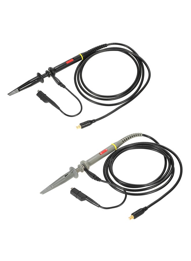 Oscilloscope Alligator Clip Tester With Marker Ring Grey/Black 0.052kg - Image 1