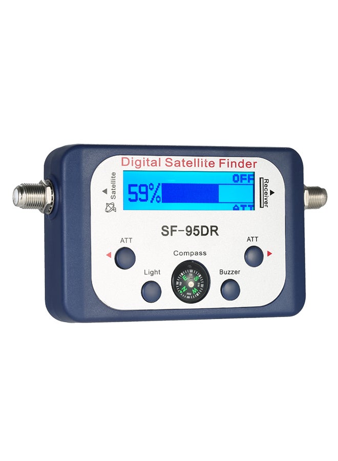 Generic - Mini Digital Satellite Finder Meter With LCD Display Digital Satfinder And Compass Blue - Image 1