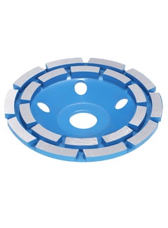 Generic Diamond 2 Row Segment Disc Bowl Shape Grinding Wheel Blue 5inch  - Image 1