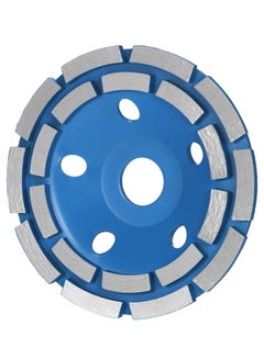 Generic Diamond 2 Row Segment Disc Bowl Shape Grinding Wheel Blue 5inch  - Image 3