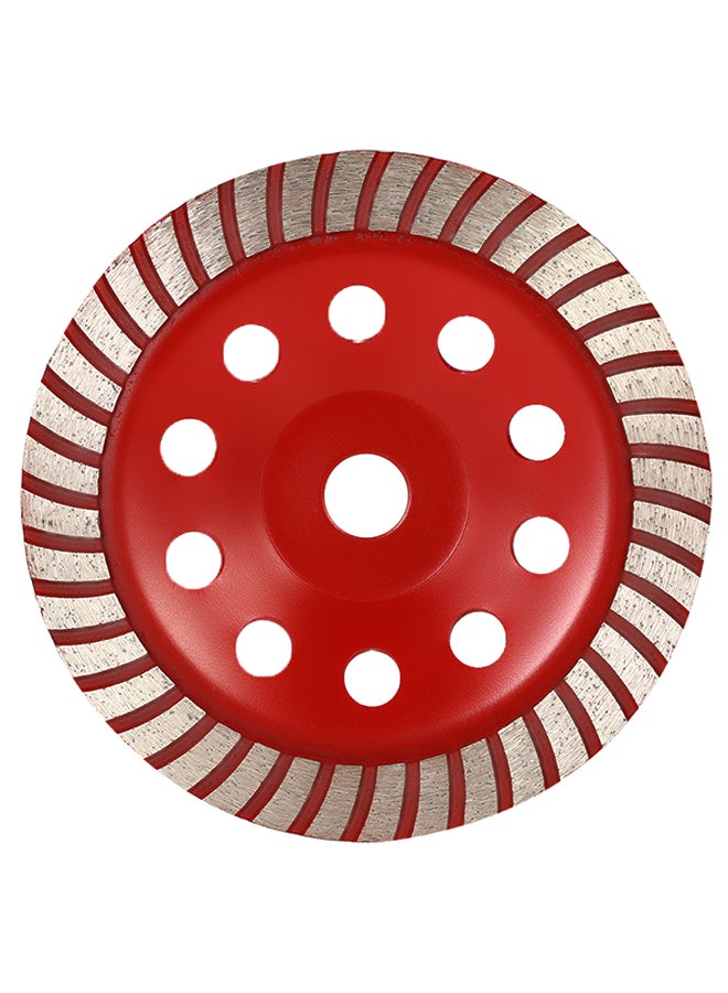 Diamond Segment Disc Bowl Shape Grinding Wheel Red 7inch  - Image 3