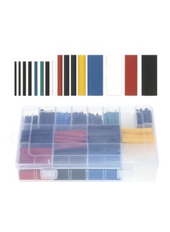 Generic 580-Piece Assorted Sleeving Wrap Wire Cable Kit Multicolour  - Image 1