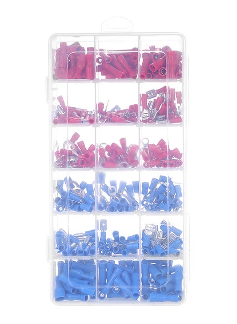 280-Piece Insulated Electrical Wire Crimp Terminal Set Multicolour