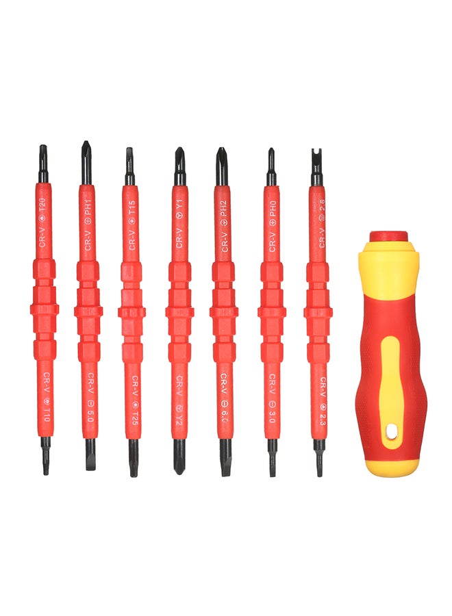 Generic 7-In-1 Electrician Changeable Insulated Screwdriver Repair Tools Kit Multicolor  - Image 1