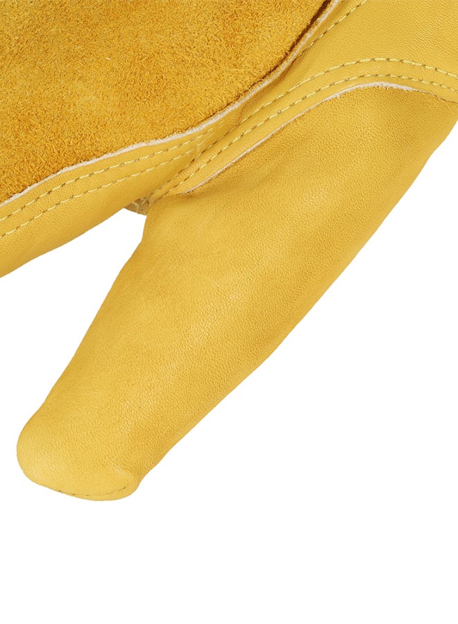 Non Slip Safety Worker Gardening Gloves Yellow 0.5x0.5x32centimeter - Image 4