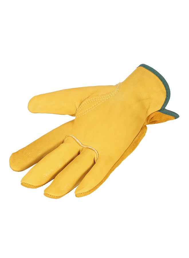 Non Slip Safety Worker Gardening Gloves Yellow 0.5x0.5x32centimeter - Image 1