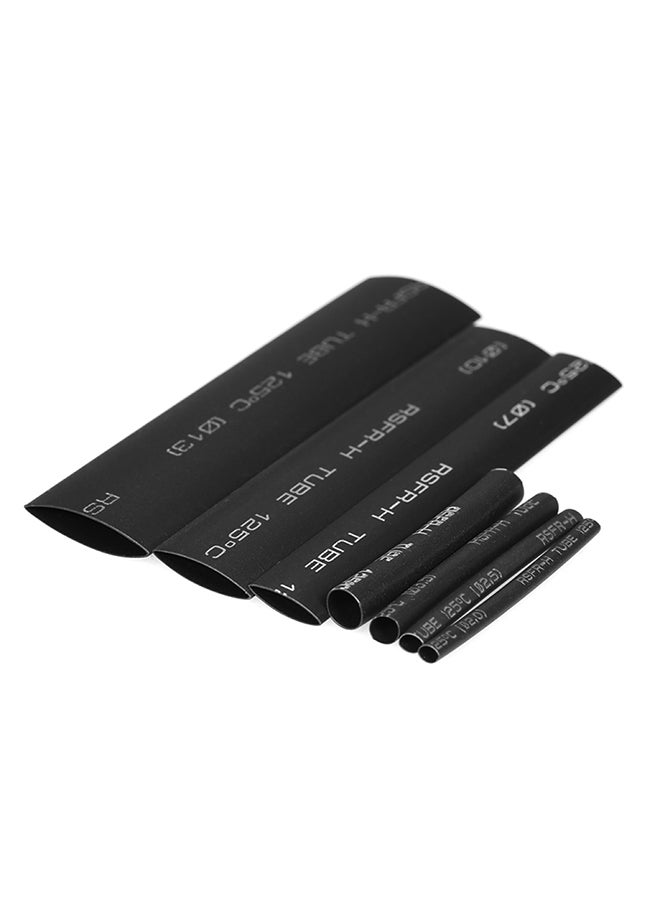 Generic 127-Piece Polyolefin Shrinkable Tube Black 0.048kg  - Image 4