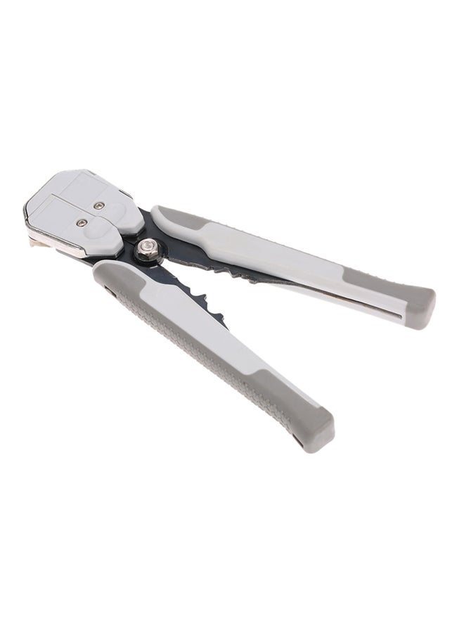 Generic Multifunctional Adjustable Cable Wire Stripper Crimping Tool Grey  - Image 3