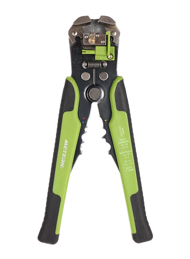 Generic - Multifunctional Adjustable Cable Wire Stripper Crimping Tool Green - Image 1