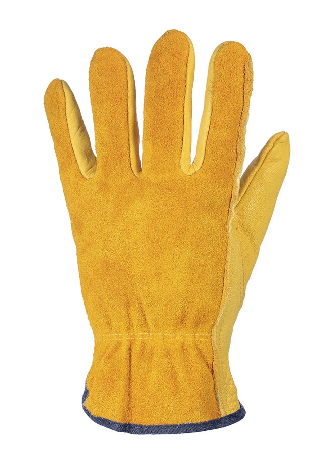 Non Slip Safety Worker Gardening Gloves Yellow 0.5x0.5x32cm - Image 5