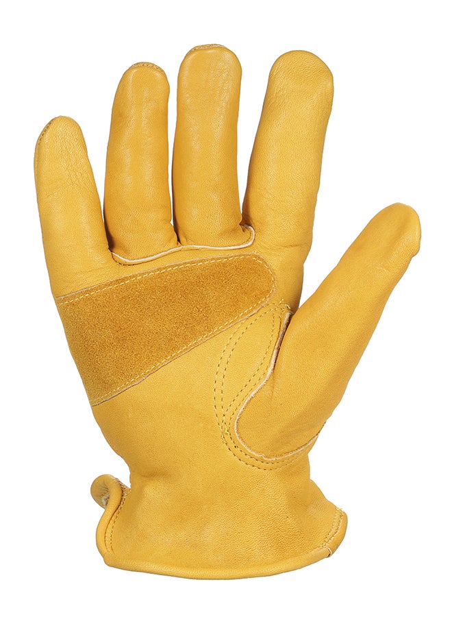 Non Slip Safety Worker Gardening Gloves Yellow - Image 3