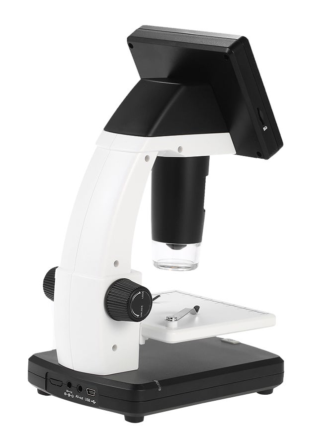 Generic - Portable Stand Alone Desktop LCD Digital Microscope Black - Image 1