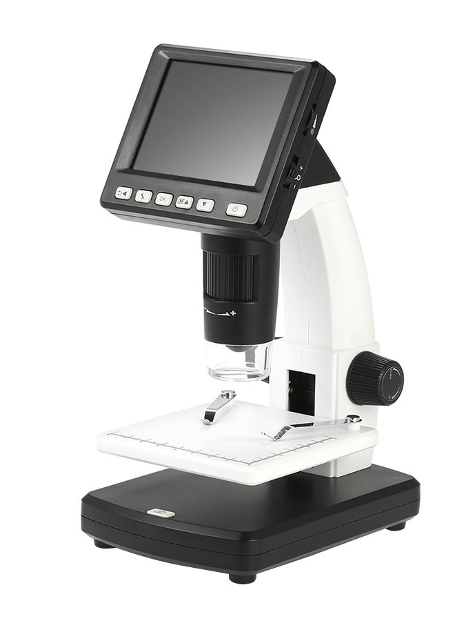 Generic - Portable Stand Alone Desktop LCD Digital Microscope Black - Image 1