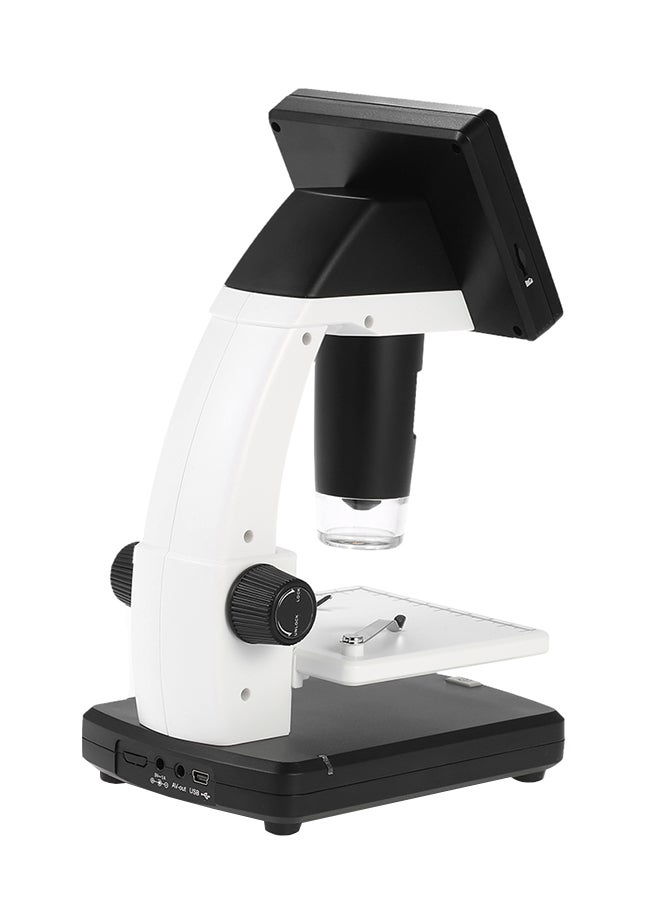 Portable Stand Alone Desktop LCD Digital Microscope Black  - Image 2