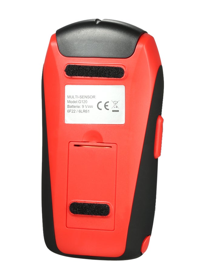 Generic - Handheld LCD Wall Stud Finder Metal Wood Studs Detector Tester Red/Black - Image 1