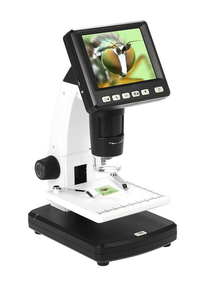 Generic - Portable Stand Alone Desktop LCD Digital Microscope Black - Image 1
