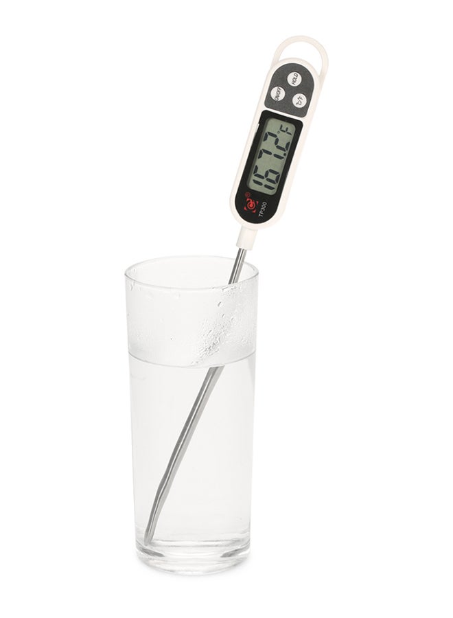 Digital Mini BBQ Food Temperature Tester White 0.047kg  - Image 1