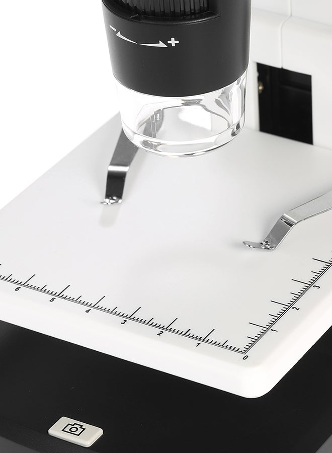 Generic - Portable Stand Alone Desktop LCD Digital Microscope Black - Image 1