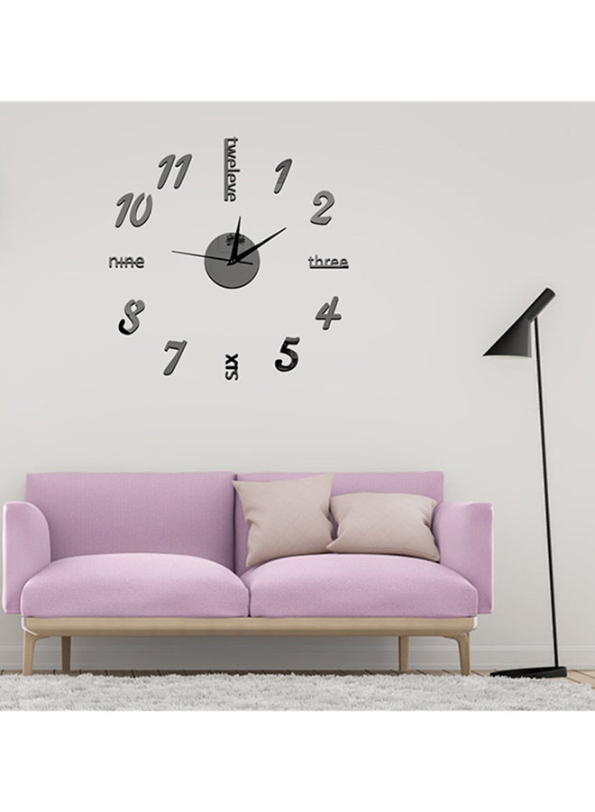 Sharpdo DIY Watch Pattern Decorative Wall Sticker Silver 60 x 45cm - Image 3