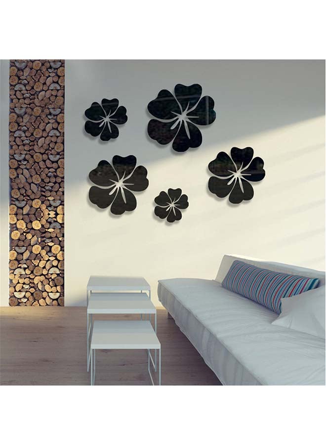 Sharpdo Mirror Style Detachable Wall Sticker Black Large 24, medium 21, small 15, minimum 12cm - Image 2