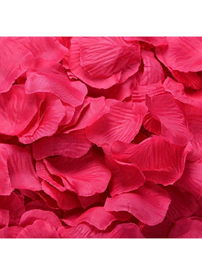 SOWUGI 1000-Piece Artificial Wedding Rose Flower Set Rose Red 4.5x4.5cm 
