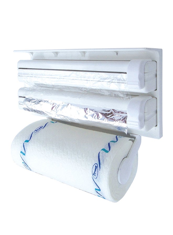 Generic - Triple Paper Dispenser White 38.5 X 19 X 7.5 CMcm - Image 1