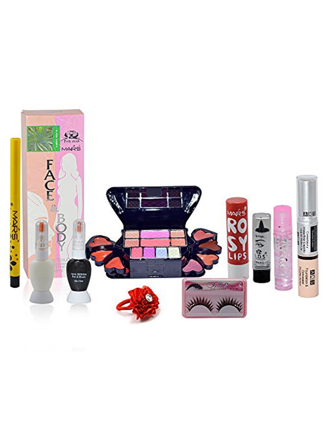 adbeni 11-Products Exclusive Make Up Kit Multicolour